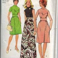 Simplicity 5236 Vintage Sewing Pattern 1970s Ladies Dress Long Gown - VintageStitching - Vintage Sewing Patterns