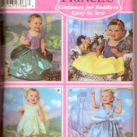 Simplicity 5402 Toddler Disney Princess Halloween Costume Pattern Tinkerbell Snow White - VintageStitching - Vintage Sewing Patterns