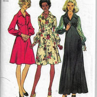Simplicity 5968 Vintage Sewing Pattern 1970s Ladies Dress Gown Empire Waist - VintageStitching - Vintage Sewing Patterns