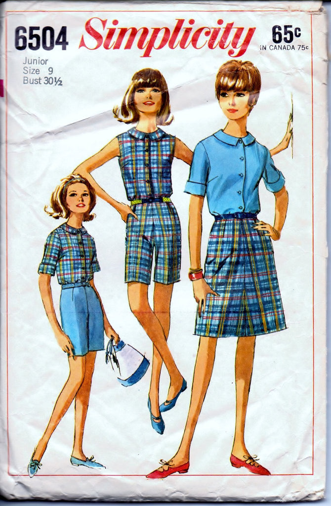 Vintage shorts shop sewing patterns