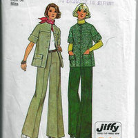 Simplicity 6529 Ladies Jiffy Jacket Pants Vintage Sewing Pattern 1970s - VintageStitching - Vintage Sewing Patterns