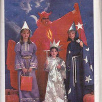 Simplicity 6672 Adult Devil Wizard Statue Liberty Halloween Costume Pattern - VintageStitching - Vintage Sewing Patterns