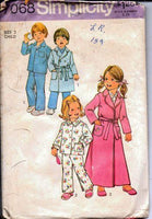 
              Simplicity 7068 Girls Boys Toddler Robe Pajamas Vintage Sewing Pattern - VintageStitching - Vintage Sewing Patterns
            