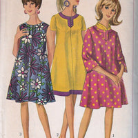 Simplicity 7150 Vintage 1960's Sewing Pattern Ladies Mod Maternity Dress Bell Sleeves - VintageStitching - Vintage Sewing Patterns