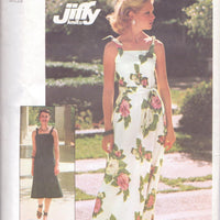 Simplicity 7519 Ladies Jiffy Knit Dress Long Floor Knee Length Vintage 1970's Sewing Pattern - VintageStitching - Vintage Sewing Patterns