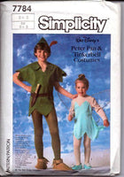 
              Simplicity 7784 Children Peter Pan Tinkerbell Costume Pattern Disney - VintageStitching - Vintage Sewing Patterns
            