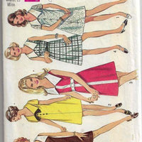 Simplicity 8193 Ladies Dress Pointed Collar Vintage Sewing Pattern 1960s - VintageStitching - Vintage Sewing Patterns