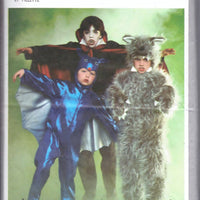 Simplicity 9206 Childrens Vampire Werewolf Bat Halloween Costume Vintage 70's Sewing Pattern - VintageStitching - Vintage Sewing Patterns
