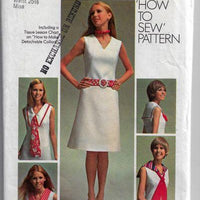 Simplicity 9236 Ladies Sailor Dress Basic Vintage Sewing Pattern 1970s - VintageStitching - Vintage Sewing Patterns