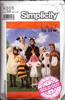 
              Simplicity 9305 Animal Halloween Costume Vintage 1980's Sewing Pattern - VintageStitching - Vintage Sewing Patterns
            