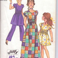 Simplicity 9443 Girls Jiffy Dress Pants Vintage Sewing Pattern 1970's - VintageStitching - Vintage Sewing Patterns