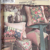 Simplicity Home 8044 Pillows In Twelve Styles Craft Sewing Pattern - VintageStitching - Vintage Sewing Patterns