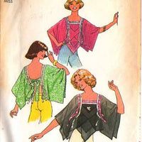 Simplicity  7897 Tops vintage sewing pattern 1970s
