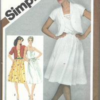 Simplicity 9909 sun dress vintage pattern