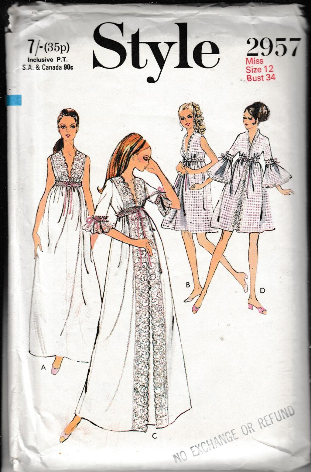 1970s nightgown online