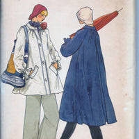 Vogue 9113 Ladies Coat Raglan Sleeves Vintage 1970's Sewing Pattern - VintageStitching - Vintage Sewing Patterns