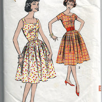 advance 9051 dress vintage pattern 1950s