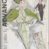 advance 9456 jacket dress vintage pattern