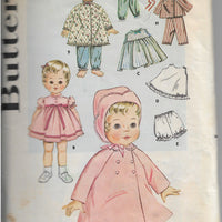 Butterick 2520  Kissy Betsy Wardrobe Vintage Craft Sewing Pattern 1960s - VintageStitching - Vintage Sewing Patterns