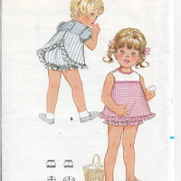 Butterick 5670 Toddlers Dress Blooomers Vintage Sewing Pattern 1960s - VintageStitching - Vintage Sewing Patterns