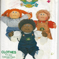 Butterick 6508 Cabbage Patch Kids Clothes Vintage Sewing Pattern 1980s - VintageStitching - Vintage Sewing Patterns