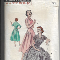 Butterick 6946 Ladies Dress Vintage Sewing Pattern 1950s - VintageStitching - Vintage Sewing Patterns