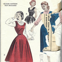 Butterick 6065 jumper dress vintage pattern