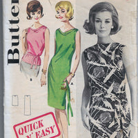 butterick 2627 vintage pattern 1960s