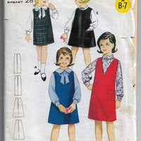 butterick 3235 jumper girls pattern 1960s