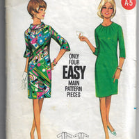 ladies dress butterick 4312 vintage pattern