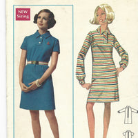 Butterick 5105 Ladies Slim Fitted One Piece Dress Vintage Sewing Pattern1960s