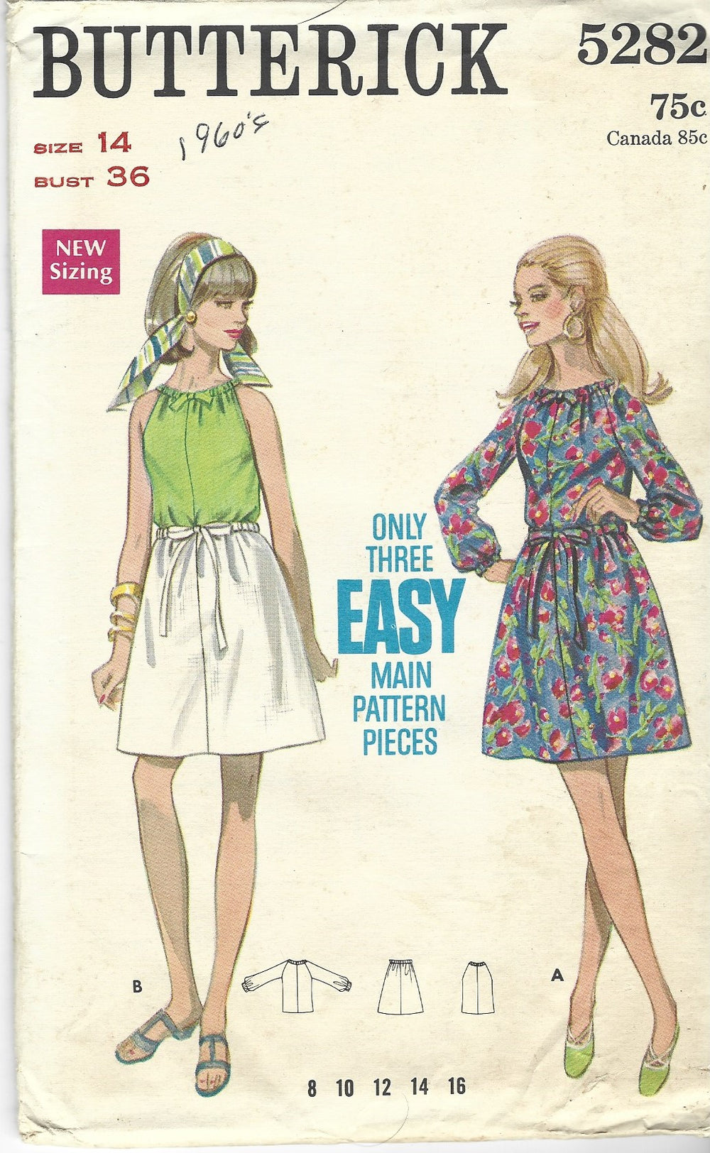 butterick 5282 dress pattern