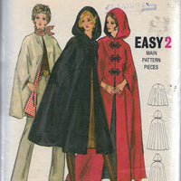 butterick 5987 ladies cape vintage pattern