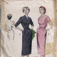 Butterick 6960 Slim Sheath Dress Vintage Sewing Pattern