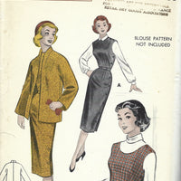 butterick 7031 jumper coat teen vintage pattern