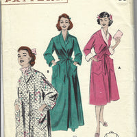 butterick 7056 robe vintage pattern