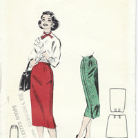 Butterick 7456 skirt vintage pattern