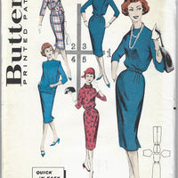 butterick 8770 sheath dress vintage pattern