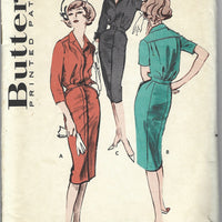 butterick 9036 sheath dress vintage pattern