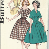 butterick 9261 dress vintage pattern
