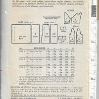 Butterick 9941 Ladies Shirtwaist Dress Vintage Sewing Pattern 1960s