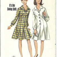 butterick 4457 dress vintage pattern