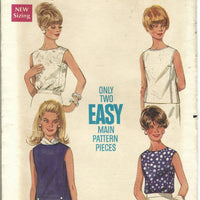 Butterick 4836 blouse vintage pattern