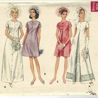 butterick 4694 wedding gown vintage pattern