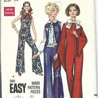 Butterick 5552 jumpsuit vintage pattern