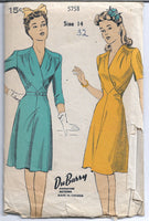 
              dubarry 5758 dress vintage pattern 1940s
            