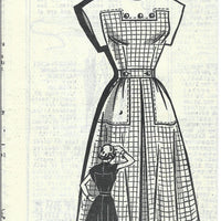 marian martin 9249 teen dress vintage pattern