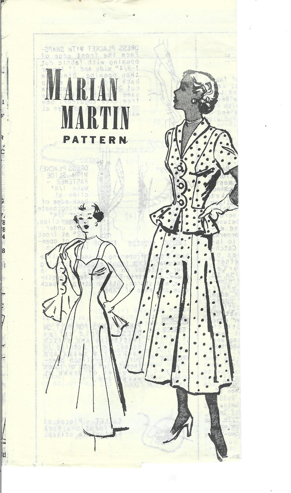marian martin 9491 sundress vintage pattern