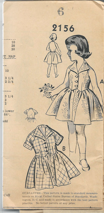 mail order 2156 dress vintage pattern