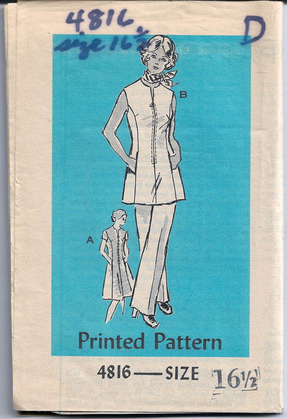mail order vintage pattern 1970s